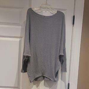 Jolie Gray Long Sleeve Women's Top